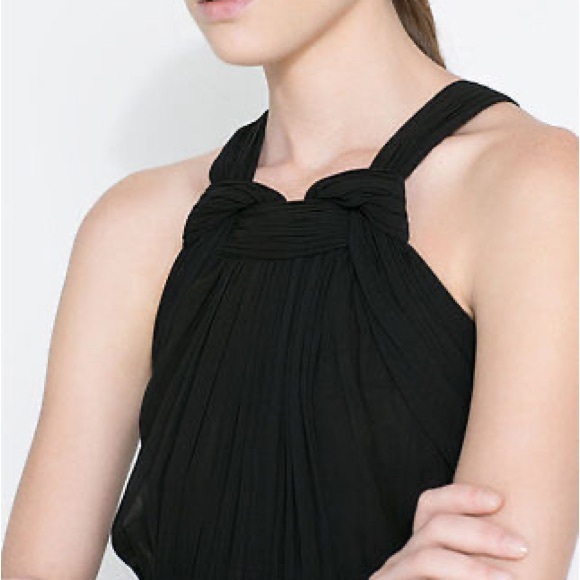 Zara Halter Open Back Midi Dress - Picture 2 of 16